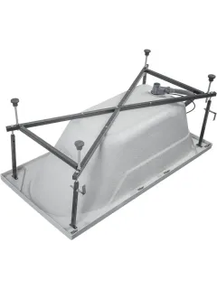 Акриловая ванна Aquanet West 347899 140x70 см с каркасом с боковой и фронтальной панелями